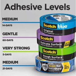 3M ScotchBlue 1.88 in. x 60 yds. Original Multi-Surface Painter's Tape (6-Pack) (Case of 6) 2090-48SC6