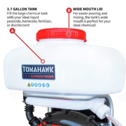 Tomahawk Power Tomahawk 3.7 Gal. Gas Backpack Mosquito Fogger Sprayer with 3HP Engine for Pest Control TMD14-2