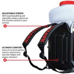 Tomahawk Power Tomahawk 3.7 Gal. Gas Backpack Mosquito Fogger Sprayer with 3HP Engine for Pest Control TMD14-2