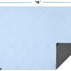 YETI Lowlands Blanket, Multi-Use Blanket with Travel Bag, Big Sky Blue