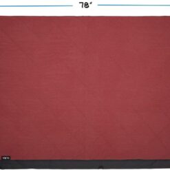 YETI Lowlands Blanket, Multi-Use Blanket with Travel Bag, Fireside Red