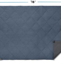 YETI Lowlands Blanket, Multi-Use Blanket with Travel Bag, Navy