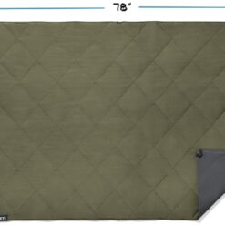 YETI Lowlands Blanket, Multi-Use Blanket with Travel Bag, Olive Green
