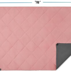 YETI Lowlands Blanket, Multi-Use Blanket with Travel Bag, Sandstone Pink