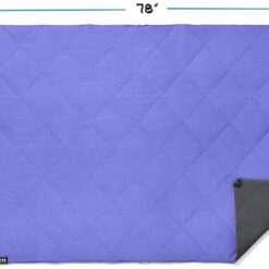 YETI Lowlands Blanket, Multi-Use Blanket with Travel Bag, Ultramarine Violet