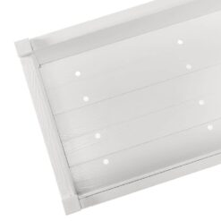 LUE BONA 48 in. x 18 in. x 30 in. White Raised Planter Boxes, Elevated Plastic Garden Bed Stand for Backyard, Patio, Balcony DPTHD230022-6