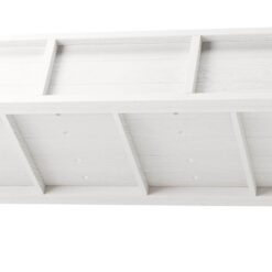LUE BONA 48 in. x 18 in. x 30 in. White Raised Planter Boxes, Elevated Plastic Garden Bed Stand for Backyard, Patio, Balcony DPTHD230022-6