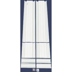 ALL METAL WORKS 24 inch by 72 inch Rectangle Brilliant White Metal Planter Box PTTM2X6X18-BRILLIANTWHITE