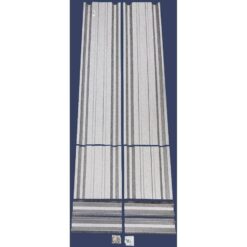 ALL METAL WORKS 24 inch by 72 inch Rectangle Galvalume Metal Planter Box PTTM2X6X18-GALVALUME