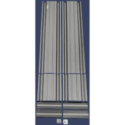 ALL METAL WORKS 24 inch by 72 inch Rectangle Charcoal Metal Planter Box PTTM2X6X18-CHARCOAL