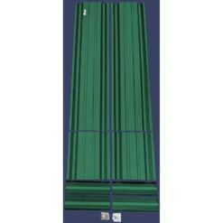 ALL METAL WORKS 24 inch by 72 inch Rectangle Forest Green Metal Planter Box PTTM2X6X18-FORESTGREEN