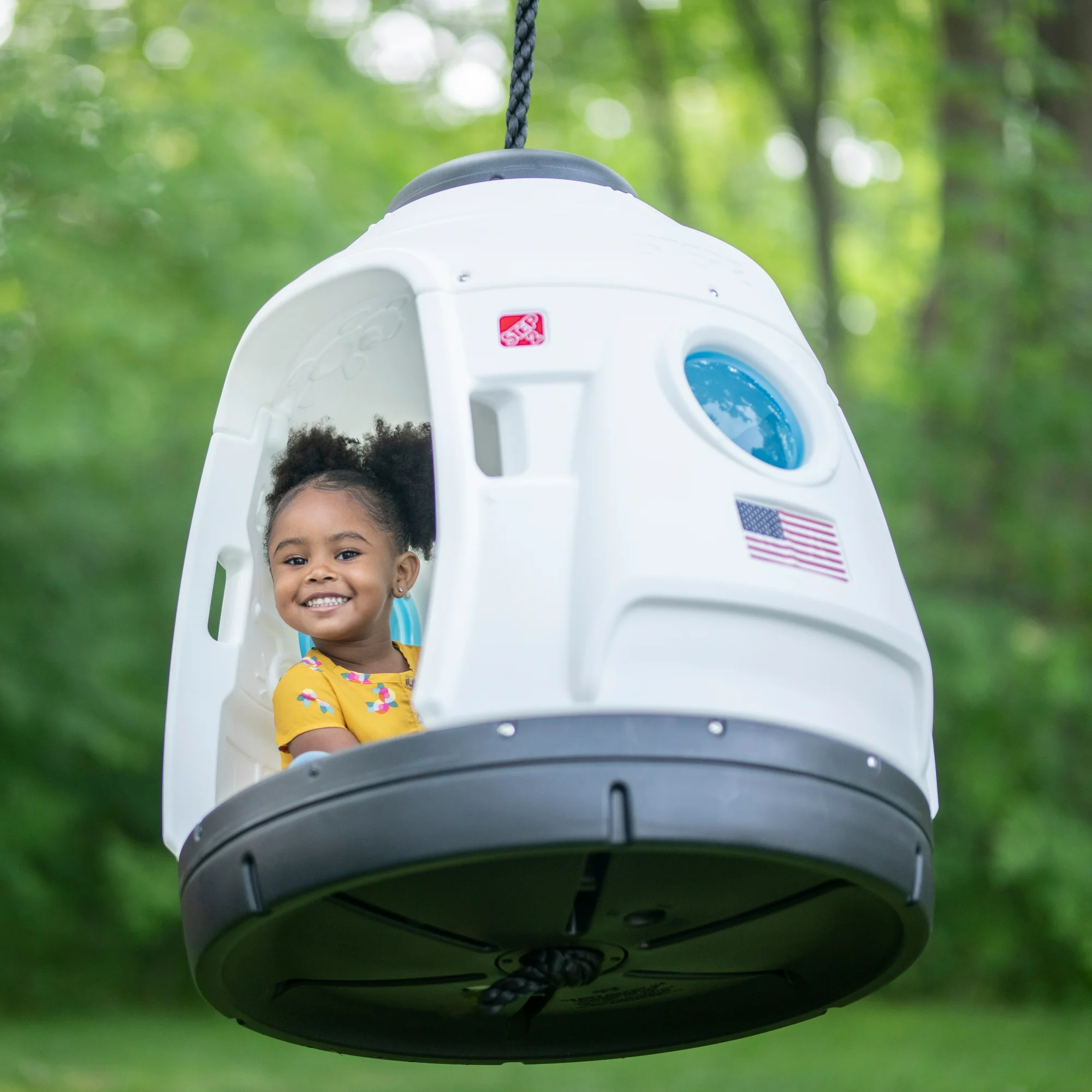 Step2 Space Capsule Outdoor Plastic Kids Tree Swing or Backyard Playhouse