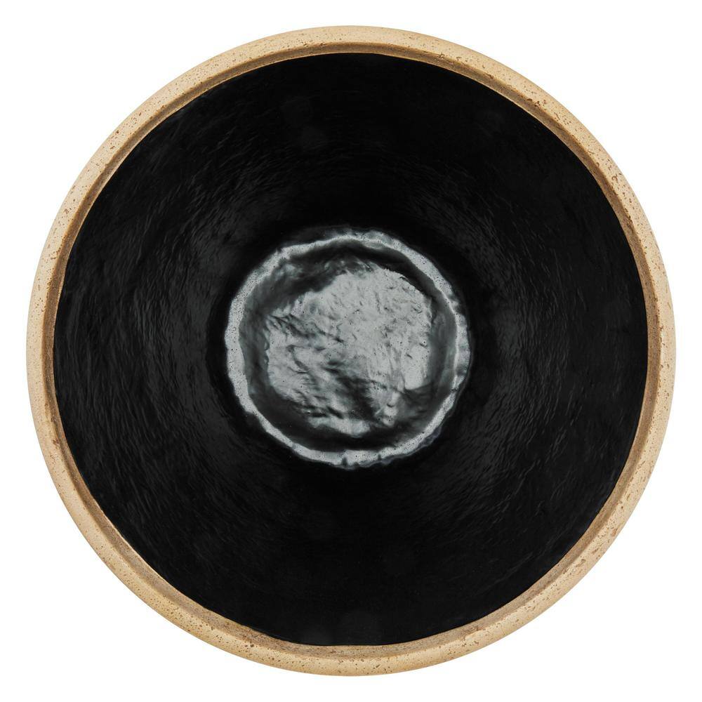 Vigoro Sorrento Washd Sand Cast Stone Triple Band L 18in. L x 18 in. W x 14 in. H Beige Stone Decorative Pots (Pack of 4)