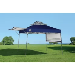 ShelterLogic Quik Shade Summit SX170 10 ft x 17 ft Straight-Leg Pop-Up Canopy, Blue