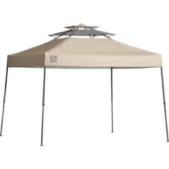 ShelterLogic Quik Shade Summit SX100 10 ft x 10 ft Straight-Leg Pop-Up Canopy, Grey Dark 01
