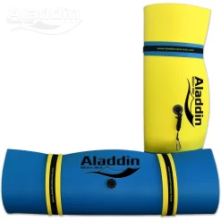 Aladdin 9ft x 6ft Floating Water Mat, Blue / Yellow