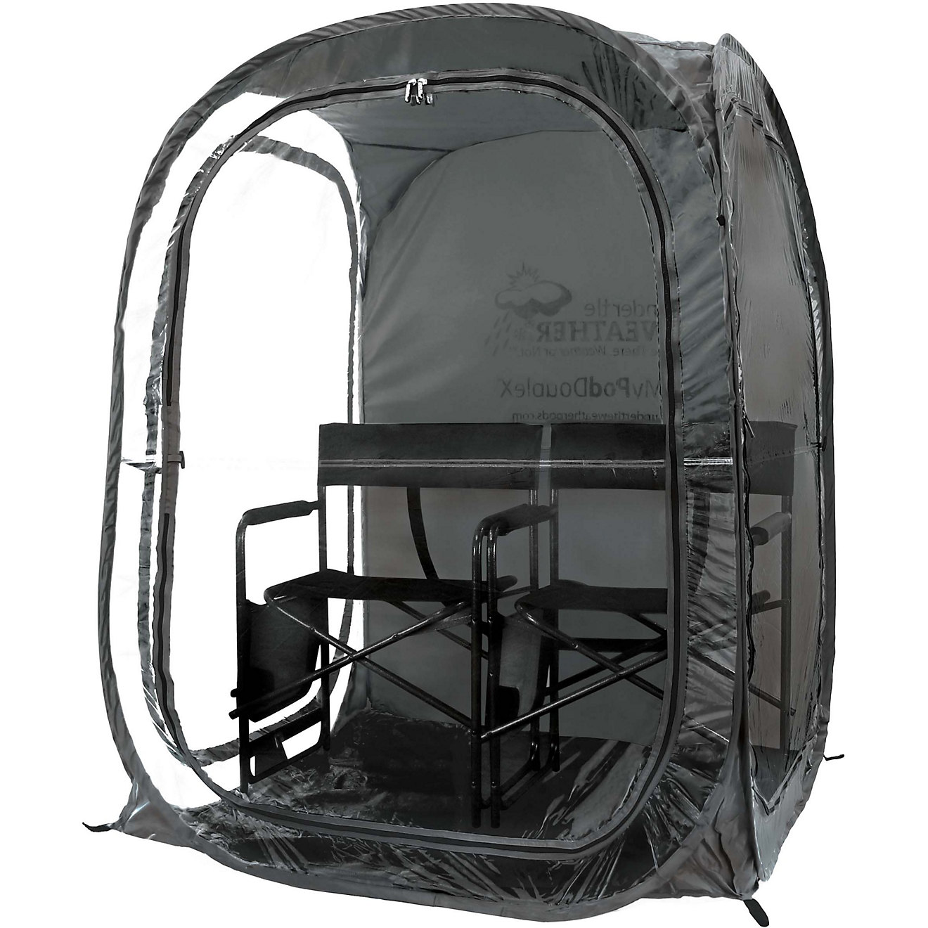 Under The Weather WeatherPod MyPod 2XL 2-Person Pop Up Tent, Black