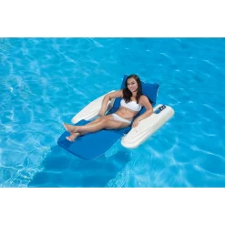 Poolmaster Rio Blue Bayou Adjustable Pool Float Chaise Lounge