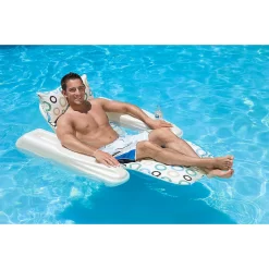 Rio Mod Dots Adjustable Pool Float Chaise Lounge