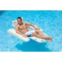 Rio Mod Dots Adjustable Pool Float Chaise Lounge