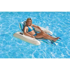 Rio Blue Currents Adjustable Pool Float Chaise Lounge