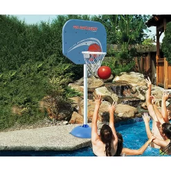 Poolmasyer Pro Rebounder Adjustable Poolside Basketball Game