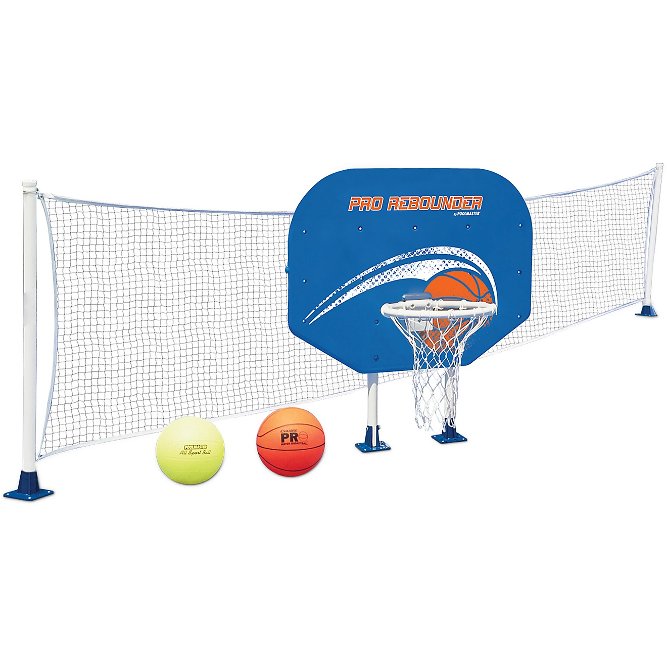 Poolmaster Above-Ground Poolside Basketball/Volleyball Game Combo