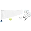 Poolmaster Above-Ground Mounted Poolside Badminton/Volleyball Game Combo