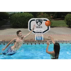 Poolmaster Brooklyn Nets NBA Pro Rebounder-Style Poolside Basketball Game