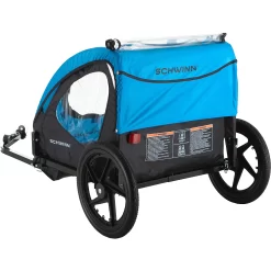 Schwinn Shuttle Double Bike Trailer, Blue