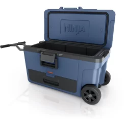 Ninja FrostVault 65qt Wheeled Cooler with Cold Dry Zone, Blue
