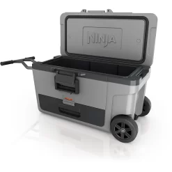 Ninja FrostVault 65qt Wheeled Cooler with Cold Dry Zone, Grey