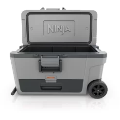 Ninja FrostVault 65qt Wheeled Cooler with Cold Dry Zone, Grey