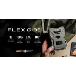 SpyPoint Flex G36 36.0 MP Cellular Game Cameras 2-Pack