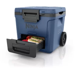 Ninja FrostVault 30qt Wheeled Cooler with Cold Dry Zone, Blue