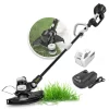 Sun Joe 24V-ST14 24-Volt IONMAX Cordless String Trimmer Kit, 12-inch, Multi-Angle Head, W/ 4.0-Ah Battery + Charger