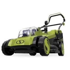 Sun Joe 24V-X2-17LM 48-Volt* IONMAX Cordless Lawn Mower Kit W/ Collection Bag, 17-inch, 6-Position, W/ 2 x 4.0-Ah Batteries + Charger
