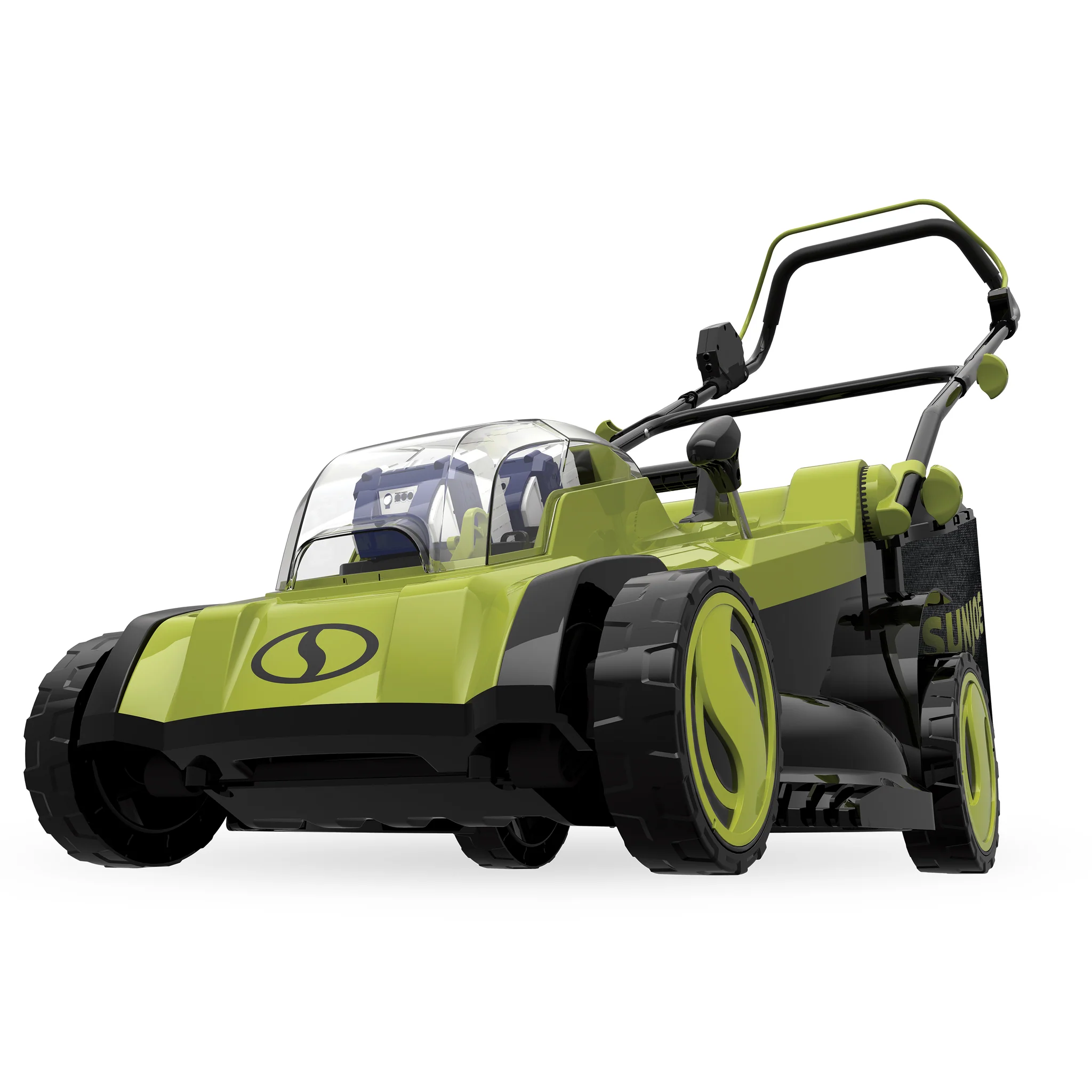 Sun Joe 24V-X2-17LM 48-Volt* IONMAX Cordless Lawn Mower Kit W/ Collection Bag, 17-inch, 6-Position, W/ 2 x 4.0-Ah Batteries + Charger