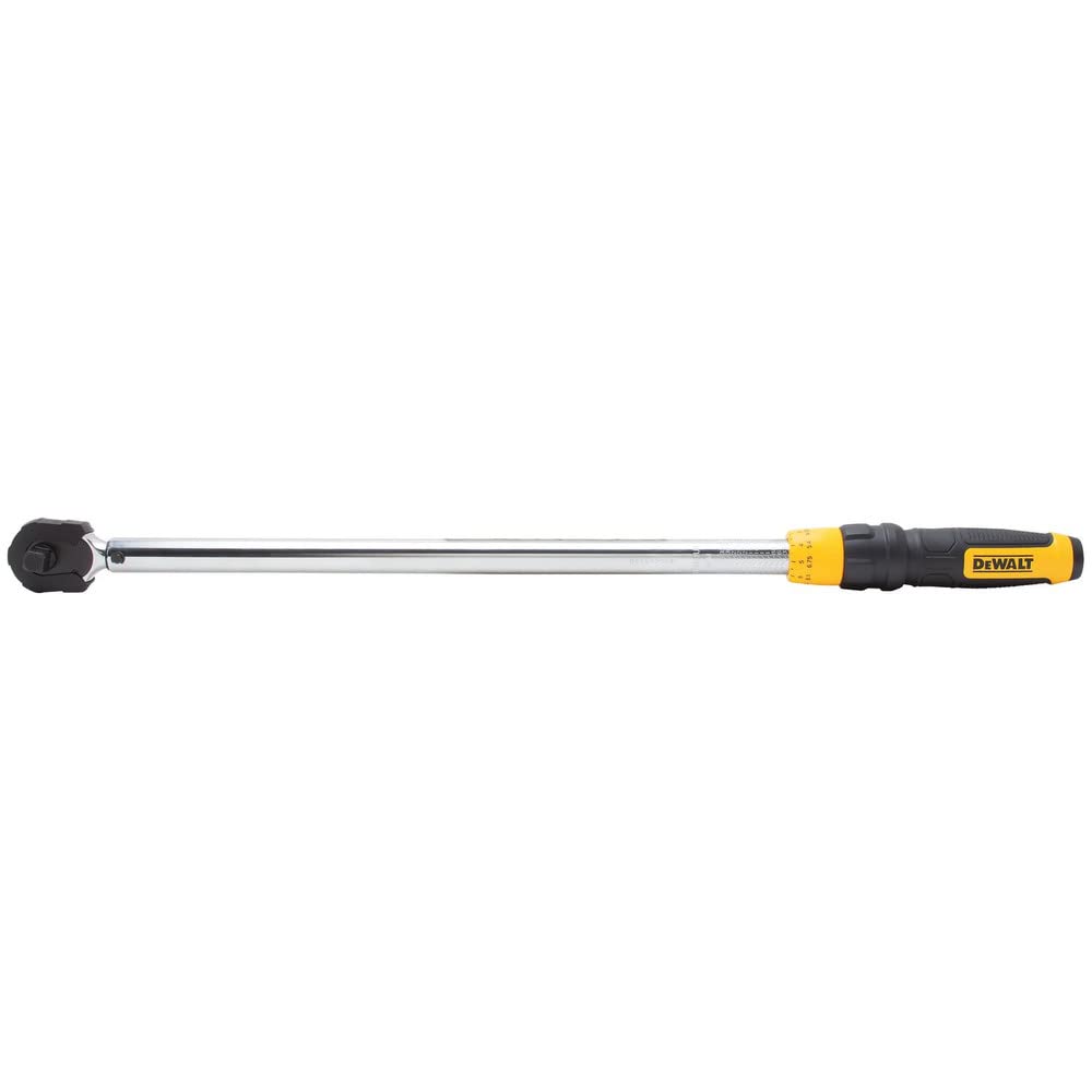 DEWALT Torque Wrench, Micro Adjust, 1/2" Drive, 50-250 FT-LB, (DWMT75462)