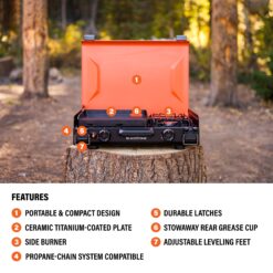 Blackstone 14 x 14-in 2-Burner Propane Camping Griddle