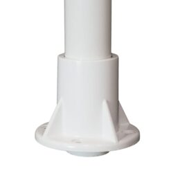 Vinyl Works Snap & Lock Pool Ladder, Plastic Step Ladder for Above Ground or In Ground Swimming Pool, White