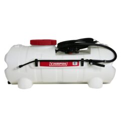 Chapin 97154 Made in The USA 15 Gallon, High Performance 1 GPM Mounted ATV/UTV Spot Sprayer, Translucent White