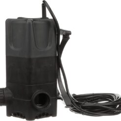 Little Giant WGP-95-PW 115 Volt, 4280 GPH Dual Discharge Direct Drive Submersible Waterfall and Pond Pump, Black, 566407