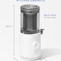 Nama M1 Plant Milk Maker – Homemade Oat, Seed, & Nut Milk Maker Machine – Blends & Strains in One Container – White