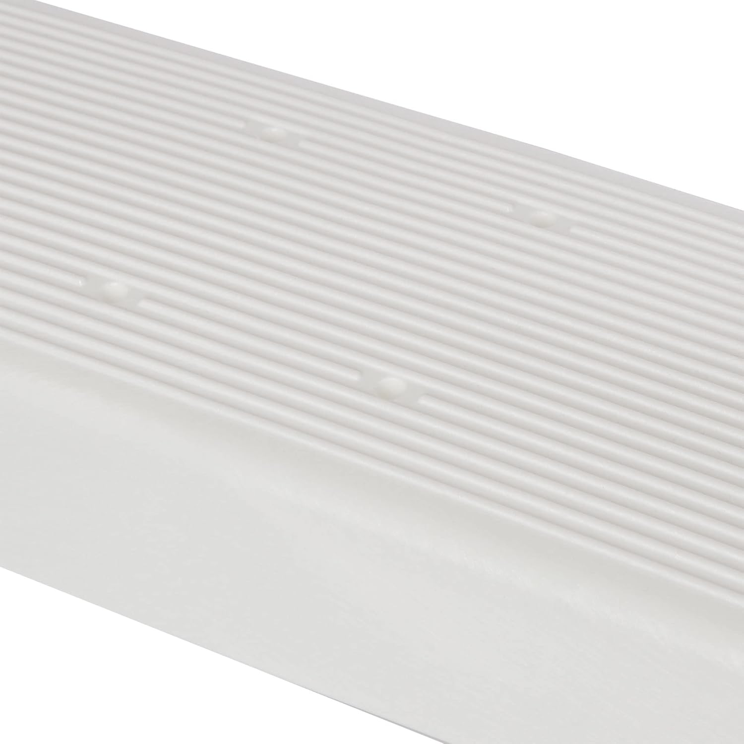 Vinyl Works Snap & Lock Pool Ladder, Plastic Step Ladder for Above Ground or In Ground Swimming Pool, White