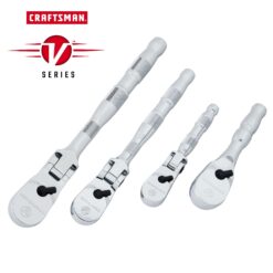 CRAFTSMAN V-SERIES Ratchet Set, Flexible Head, 4 Piece (CMMT86507V)