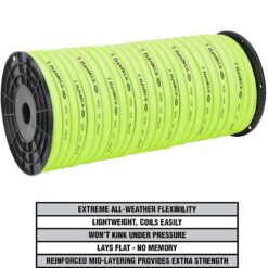 Flexzilla Pro Water Hose, Bulk Plastic Spool, 5/8 in. x 250 ft., Heavy Duty, Lightweight, ZillaGreen - HFZ58250YW