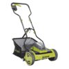 Sun Joe 24V-CRLM15 24-Volt IONMAX Cordless Push Reel Mower W/ Collection Bag | 15-inch | W/ 4.0-Ah Battery + Charger