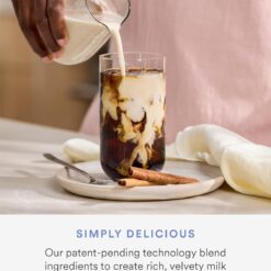 Nama M1 Plant Milk Maker – Homemade Oat, Seed, & Nut Milk Maker Machine – Blends & Strains in One Container – White