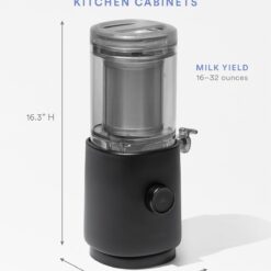 Nama M1 Plant Milk Maker – Homemade Oat, Seed, & Nut Milk Maker Machine – Blends & Strains in One Container – Black